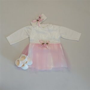 Σετ δώρου με βρεφικό φόρεμα