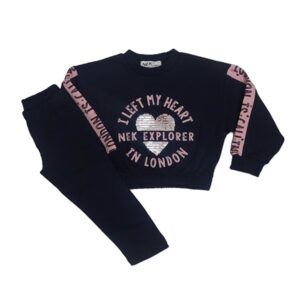 Σετ για κορίτσι μπλούζα καρδιά