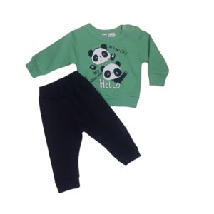Σετ φούτερ με panda