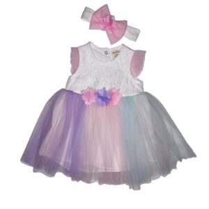 Βρεφικό φόρεμα με δαντέλα