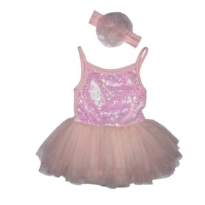 Βρεφικό φόρεμα με παγιέτες