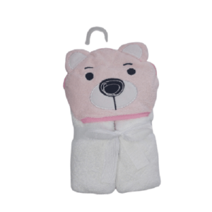 Βρεφική πετσέτα με σχέδιο αρκουδάκι