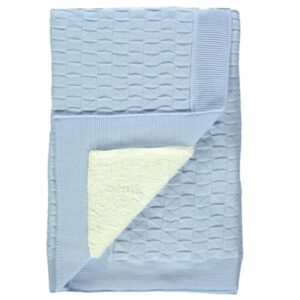 Κουβέρτα Βρεφική Αγκαλιάς Με Γούνα 85x90cm Βαμβακερή