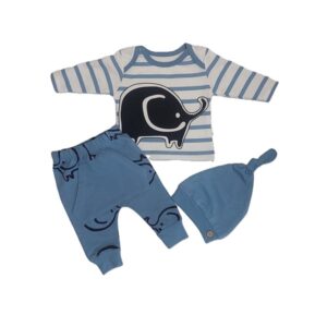 Εποχιακό βρεφικό σετ για αγόρι τριών τεμαχίων